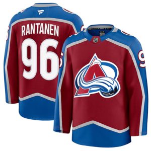 Men's Colorado Avalanche #96 Mikko Rantanen Burgundy 2024-25 Home Stitched Jersey