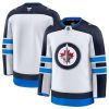 Men's Winnipeg Jets Blank White 2024-25 Away Stitched Hockey Jersey
