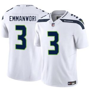 Men's Seattle Seahawks #3 Nick Emmanwori White 2025 F.U.S.E. Vapor Untouchable Limited Football Stitched Jersey