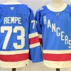Men's New York Rangers #73 Matt Rempe Blue 2025 Stitched Hockey Jersey