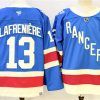 Men's New York Rangers #13 Alexis Lafreniere Blue 2025 Stitched Hockey Jersey
