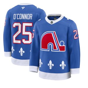 Men's Colorado Avalanche #25 Logan O'Connor Blue 2025 Alternate Stitched Jersey