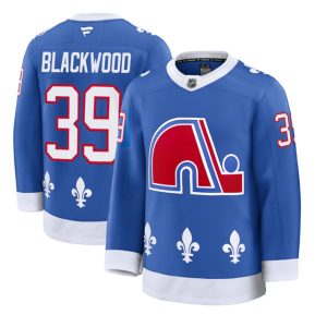 Men's Colorado Avalanche #39 Mackenzie Blackwood Blue 2025 Alternate Stitched Jersey