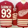 Men's Detroit Red Wings #93 Alex DeBrincat Red 2025-26 Centennial Premium Stitched Hockey Jersey