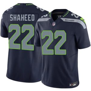 Men's Seattle Seahawks #22 Rashid Shaheed Navy 2025 F.U.S.E. Vapor Untouchable Limited Football Stitched Jersey