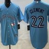 Men's Toronto Blue Jays #22 Ernie Clement Light Blue Cool Base Jersey