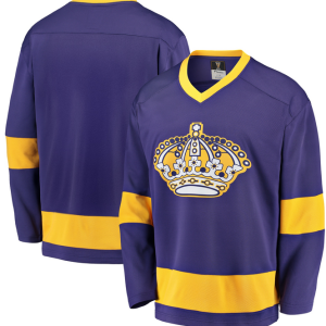 Men's Los Angeles Kings Blank Purple Adidas Stitched Hockey Jersey