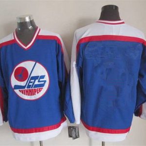 Men's Winnipeg Jets Blank 1979-80 Blue CCM Vintage Throwback Jersey