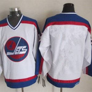 Men's Winnipeg Jets Blank 1979-80 White CCM Vintage Throwback Jersey