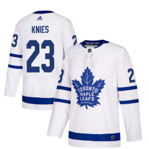 Men's Toronto Maple Leafs Matthew Knies adidas White Authentic Player Hockey Jersey