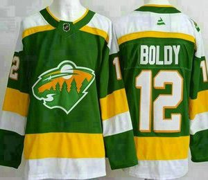 Men's Minnesota Wild #12 Matthew Boldy Green Alternate Authentic Jersey