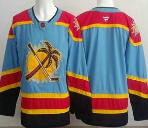 Men's Florida Panthers Blank Blue Authentic Jersey