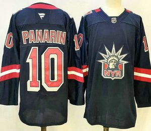 Men's New York Rangers #10 Artemi Panarin Navy Reverse Retro Authentic Jersey