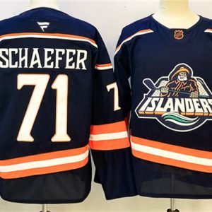 Men's New York Islanders #71 Matthew Schaefer Navy 2024-25 Stitched Hockey Jersey