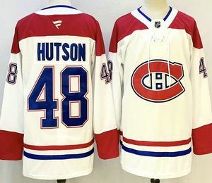 Men's Montreal Canadiens #48 Lane Hutson White Authentic Jersey