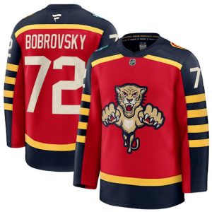 Men's Florida Panthers #72 Sergei Bobrovsky Red 2026 Winter Classic Stitched Hockey Jersey