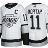 Men's Los Angeles Kings #11 Anze Kopitar White Throwback Stitched Jersey
