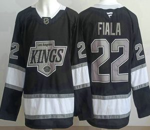 Men's Los Angeles Kings #22 Kevin Fiala Black Alternate Authentic Jersey