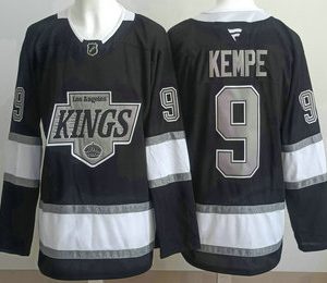 Men's Los Angeles Kings #9 Adrian Kempe Black Alternate Authentic Jersey