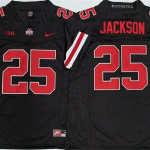 Men's Ohio State Buckeyes #25 Lamar Bo Jackson Black 2025 F.U.S.E. Limited Stitched Jersey
