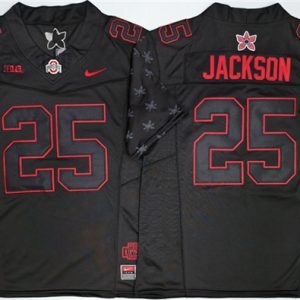 Men's Ohio State Buckeyes #25 Lamar Bo Jackson Black 2025 F.U.S.E. Limited Stitched Jersey