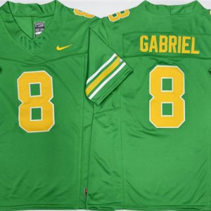 Men's Oregon Ducks #8 Dillon Gabriel 2026 Green F.U.S.E. Stitched Jersey