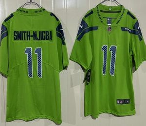 Men's Seattle Seahawks #11 Jaxon Smith-Njigba Limited Green Vapor Jersey