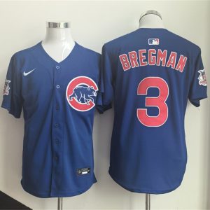 Men's Chicago Cubs #3 Alex Bregman Royal 2026 Limited Stitched Baseball Jersey