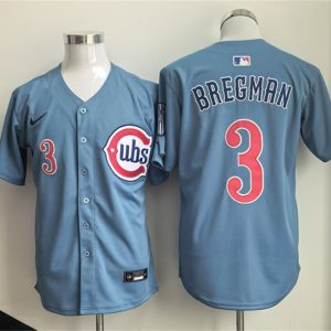 Men's Chicago Cubs #3 Alex Bregman Blue 2026 Limited Stitched Baseball Jersey