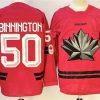 Men's Canada Hockey #50 Connor McDavid Red Stitched Jersey