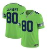 Men's Seattle Seahawks #80 Steve Largent 2023 F.U.S.E. Green Limited Football Stitched Jersey