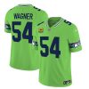 Men's Seattle Seahawks #54 Bobby Wagner 2023 F.U.S.E. With 4-Star C Patch Green Limited Football Stitched Jersey