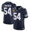 Men's Seattle Seahawks #54 Bobby Wagner 2023 F.U.S.E. With 4-Star C Patch Navy Limited Football Stitched Jersey