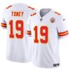 Men?s Kansas City Chiefs #19 Kadarius Toney White 2023 F.U.S.E. Vapor Untouchable Limited Football Stitched Jersey