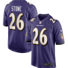 Nike Baltimore Ravens #26 Geno Stone Purple Vapor Untouchable Limited Jersey