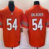 Men's Chicago Bears #54 Brian Urlacher Orange 2023 FUSE Vapor Limited Stitched Jersey