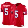 Men's Buffalo Bills #5 Leonard Fournette Red Vapor Untouchable Limited Football Stitched Game Jersey