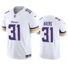Men's Minnesota Vikings #31 Cam Akers White 2023 F.U.S.E. Vapor Throwback Limited Stitched Jersey