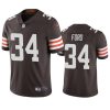 Men's Cleveland Browns #34 Jerome Ford Brown Vapor Stitched Game Jersey