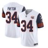 Men's Chicago Bears #34 Walter Payton White Navy 2023 F.U.S.E. Throwback Limited Football Stitched Game Jersey