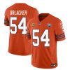 Men's Chicago Bears #54 Brian Urlacher Orange 2023 F.U.S.E. With 4-star C PatchThrowback Limited Football Stitched Game Jersey