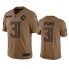 Men's Tennessee Titans #31 Kevin Byard 2023 Brown Salute To Service Football Stitched Jersey