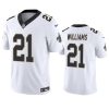 Men's New Orleans Saints #21 Jamaal Williams White 2023 F.U.S.E. Vapor Untouchable Limited Football Stitched Jersey