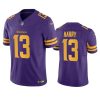 Men's Minnesota Vikings #13 N'Keal Harry Purple 2023 F.U.S.E. Color Rush Limited Football Stitched Jersey