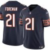 Men's Chicago Bears #21 D'Onta Foreman Navy 2023 F.U.S.E. Vapor Football Stitched Jersey