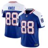 Men's Buffalo Bills #88 Dawson Knox Blue White 2023 F.U.S.E. Throwback Vapor Untouchable Limited Football Stitched Jersey