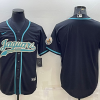 Men's Jacksonville Jaguars Blank Black With Patch Cool Base Stitched Baseball Jersey