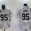 Men's Kansas City Chiefs #95 Chris Jones Arctic Camo 2024 FUSE Salute to Service Limited Stitched Jersey