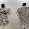 Men's Pittsburgh Steelers Team Logo 2024 Arctic Camo Salute to Service Stitched Baseball Jersey