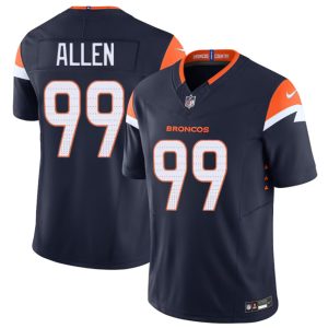 Men's Denver Broncos #99 Zach Allen Navy 2024 F.U.S.E. Alternate Vapor Limited Football Stitched Jersey